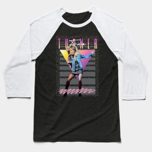 Tina Turner Retro Aesthetic Fan Art Baseball T-Shirt